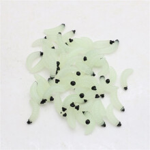 (Luminous Color, 1pc) Bass Trout Soft Lure - Lifelike Worm Bait