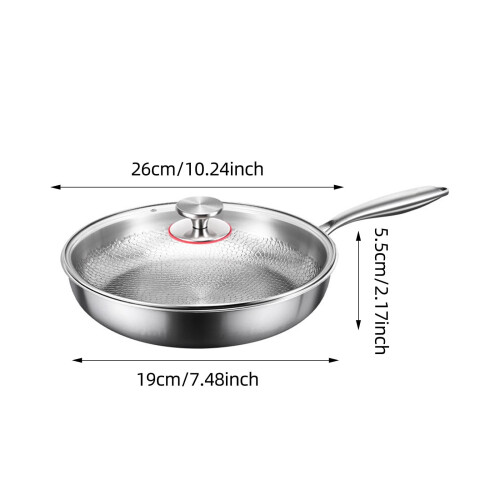 Ti Tanium Home Frying Pan Non-Stick Scratch-Resistant 2