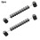 Black Foosball Score Counter Strip 2 Pieces 1