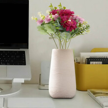 Flores artificiales de peonía, ramo de peonías de plástico, 2 ramos de flores artificiales a granel para decoración de fiestas, bodas y verano en