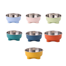 Stainless Steel Dog Bowl, Dog Bowls Elevated, Pet Bowls Cat, Suitable for Indoor Small Pets, Easily Clean Lovely
