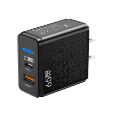 65W USB C Fast Wall Charger Block Compact Cube Phone Charger with LED Power Indicator Universal High Speed Charging Adapter