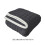Flannel Throw Blanket Black Gray 180x200 cm 2