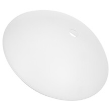 Cache-abat-jour rond sans marque avec trou, en plastique, pour plafonnier, avec capteur de lumière.