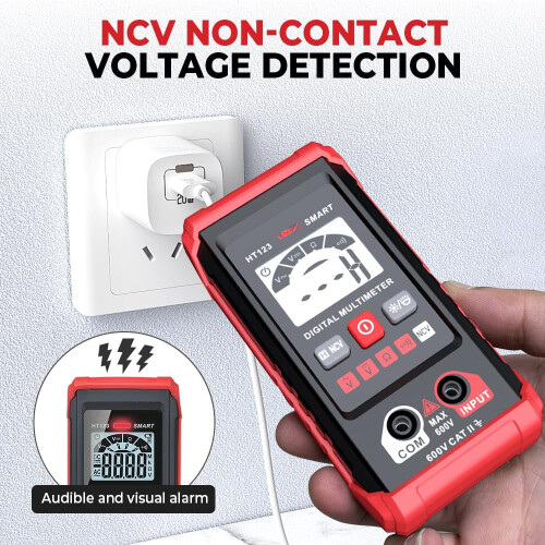 2025 Auto-Ranging Digital Multimeter, Non-Contact AC/DC Voltage Tester, Smart Volt/Amp Meter (1PC) 1
