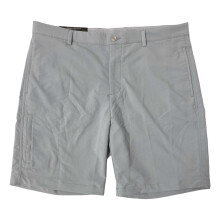 Greg Norman herre komfort i midjen, fukttransporterende og ytelsesbasert golfshorts (haiggrå, 32)