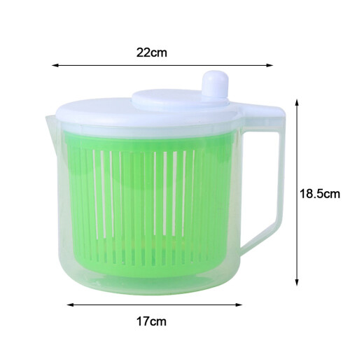 Manual Vegetable Dehydrator,Fruit Drain Basket Salad Dryer Spinner,Hand Crank Drying Tool,Kitchen Home Accessory,Easy Use 2