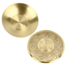 Brass Tea Cup with Embossed Patterns, Retro European Design, 130ml Small Coffee Cup for Home and Parties