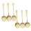 Food Serving Spoons Serving Spoon Golden 6Pcs 3
