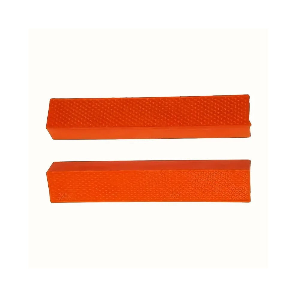 6" Magnetic Vise Jaws With Soft Nylon Pads Â Orange Pp Protector For Woodworking, Jewelry & Pipes; Compatible With Standard Vises 9152228685925