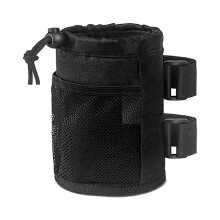 Bike Water Bottle Holder Bag for Kids & Adults – Compatible with Coffee Cups, Phone Storage, Headlight, Rear Rack, Rechargeable Lights