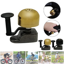 Aluminum Bike Bell – Loud Crisp Ring for Adults & Kids, Compatible with Mountain/Road/E-Bikes & Scooters, Weatherproof, Easy Install