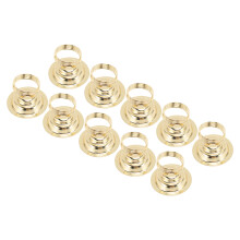 10 Stück Goldene Metall-Tischnummernhalter, Foto- & Menüklemmen für Hochzeiten & Veranstaltungen