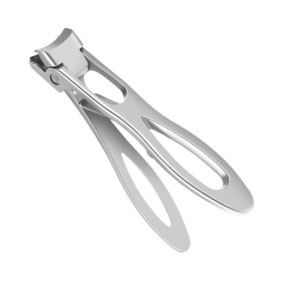 Large Stainless Steel Nail Clippers for Thick Nails, Silver