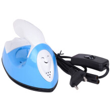 DIY Handy Iron Portable Electric Heat Press Iron for Heat Transfer Handheld Mini Iron(EU Blue)