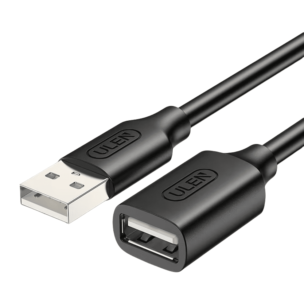 Usb 2.0 Male To Female Extender Cable 480Mbps For Quick Data Transfer And Charging For Tvs And Dashes Camera 9130661073271