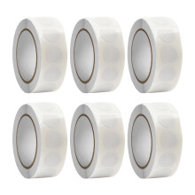 6 Rolls Circles Sticker Round Sticker Red Dot Sticker For File Sorting Inventory Marking Classroom Supplies