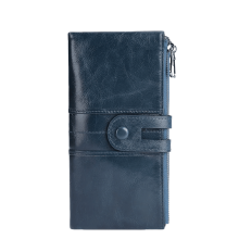 Women's Wallet, Large Capacity,top Layer Cowhide, Anti-theft Card Swiping Rfid Genuine Leather Wallet/7.5 * 3.9in