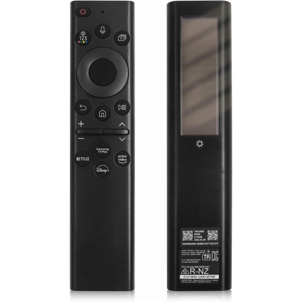 Bn59-01385A Solar Voice Remote For Samsung Smart Tvs (Neo Qled, The Frame, Crystal) Â Rechargeable, Compatible With Samsung 9130661071598