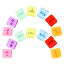NICEXMAS 14Pcs Household Plastic Clamps Multi-function Sealing Clips Portable Plastic Clips Work Accessory