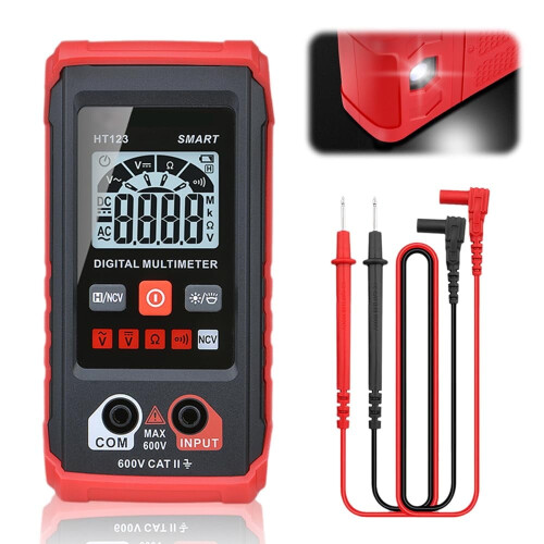 2025 Auto-Ranging Digital Multimeter, Non-Contact AC/DC Voltage Tester, Smart Volt/Amp Meter (1PC)