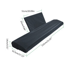 Piano Cover Waterproof Adjustable for 88-Key Keyboard