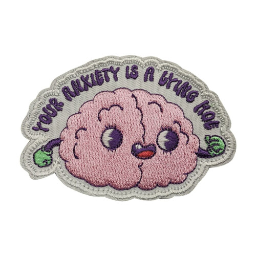 1 PCS Your Anxiety is a Wrong Hog Brain Patch Embroidered Patch