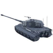 1: 72 Military Model Collectibles Tiger II Tank Model for Military Collectors Enthusiasts Toys