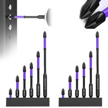 High-Hardness Heavy-Duty Magnetic Bit Set, Anti-Slip & Shock-Proof, Compatible with Impact Drivers