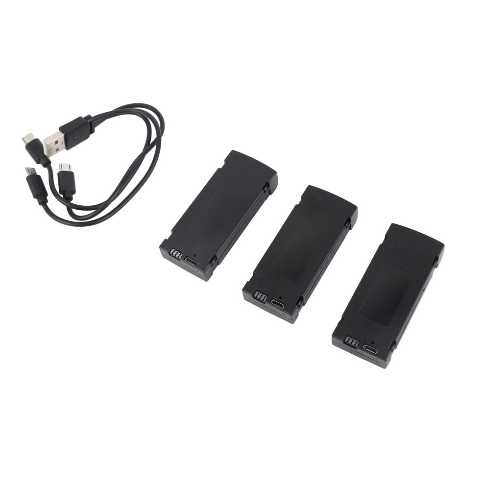 3Pcs 1800Mah 3.7V Drone Battery Set For 811 S99 K11 With Charging Cable 4661387580941