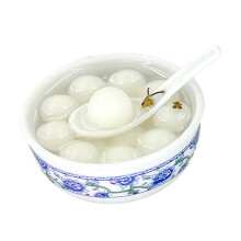 Realistic 4cm Food Model for Dollhouse Miniature Glutinous Rice Ball Décor