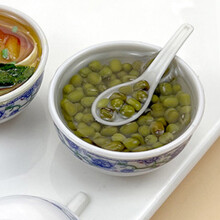 Miniature Food Dollhouse Decor 4cm Mung Bean Porridge Highly Simulated Model