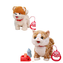 Cucciolo di peluche elettronico interattivo (2 pezzi)