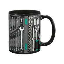 Mug Boîte à outils de mécanicien, tasse à café en céramique de 325 ml (11 oz).