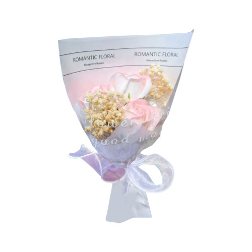 Simulated Plastic Rose 6 inches 1 piece