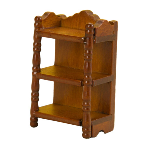 Dollhouse Miniature Storage Rack Shelf 1/12 Scale 2