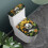 Panda- und Sonnenblumen-WC-Deckelbezug mit elastischem Rand 2