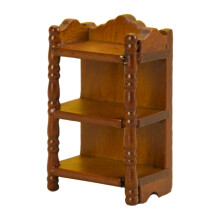 Dollhouse Miniature Storage Rack Shelf 1/12 Scale