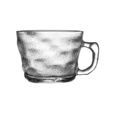 Mug en verre à motif glacier avec anse, 360 ml (12,3 oz).