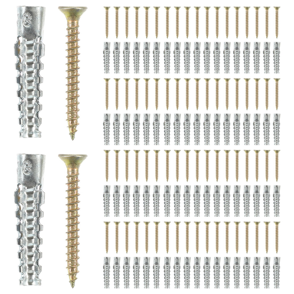 50 Sets Wall Anchors Heavy Duty Steel Wall Anchors Drywall Hollow Screws Anchors 9493189657041
