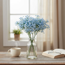 Pinces à cheveux pour la Saint-Valentin, gypsophile, fleurs artificielles