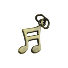 Music Note Charm Pack Metal Jewelry Accessory 6 pcs