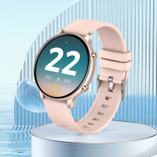 Smart Watch for Women & Men – Waterproof, Bluetooth, Touchscreen, Call/Music, Fitness Tracker, Compatible with Android – Pink