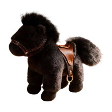 Pluche paardje, schattig ponyknuffeldier, 1 stuk