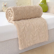 Tupukom Reversible Fleece Throw Blanket 59x39in, Soft Luxury Hotel-Style Blanket, Machine Washable