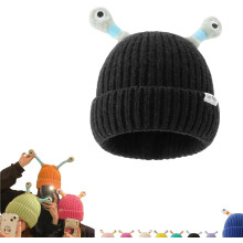 Monster Tentacles Hat, Winter Parent-Child Cute Glowing Little Monster Knit Hat, Funny LED Knit Beanie Retractable Tentacles