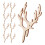 Deer Cupcake Topper Mini Antlers 10 pcs 5