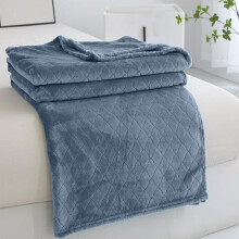 Lightweight Summer Quilt Full/Queen, Breathable Washed Cotton & Cooler Fiber Ice Blanket, Skin-Friendly, All-Season, Compatible with AC
