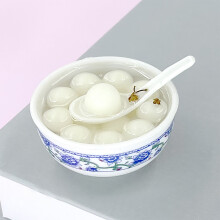 Dollhouse Miniature Food 4cm Glutinous Rice Ball Fake Model for Dollhouse Decor