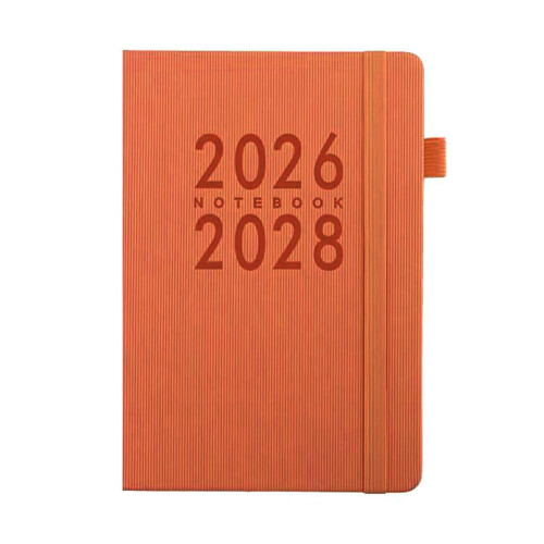 2026 - 2028 Three - Year Monthly Planning Calendar for Work, Study and Daily Life with Polyurethane Cover and Ample Writing Space